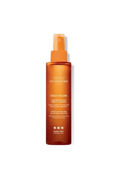 Institut Esthederm Suncare Oil Body And Hair Strong Sun 150ml