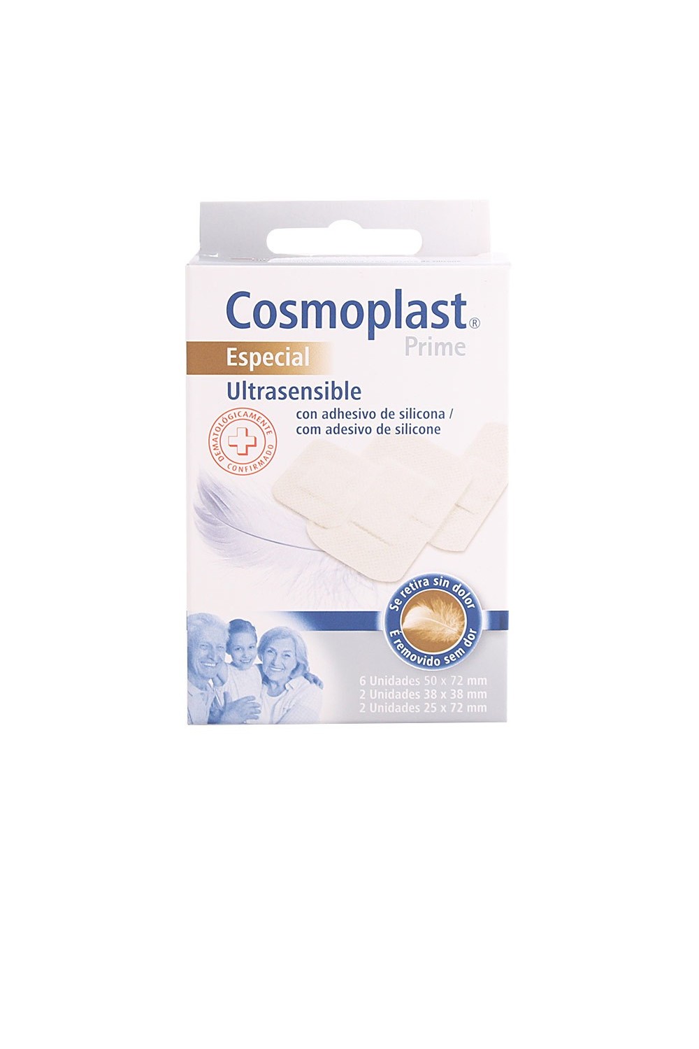Cosmoplast Ultrasensible Band-Aids Without Pain 10 Units