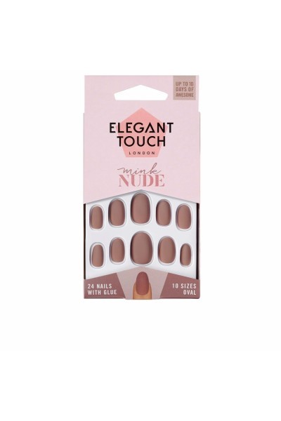 Elegant Touch Polish Nude Nails Mink