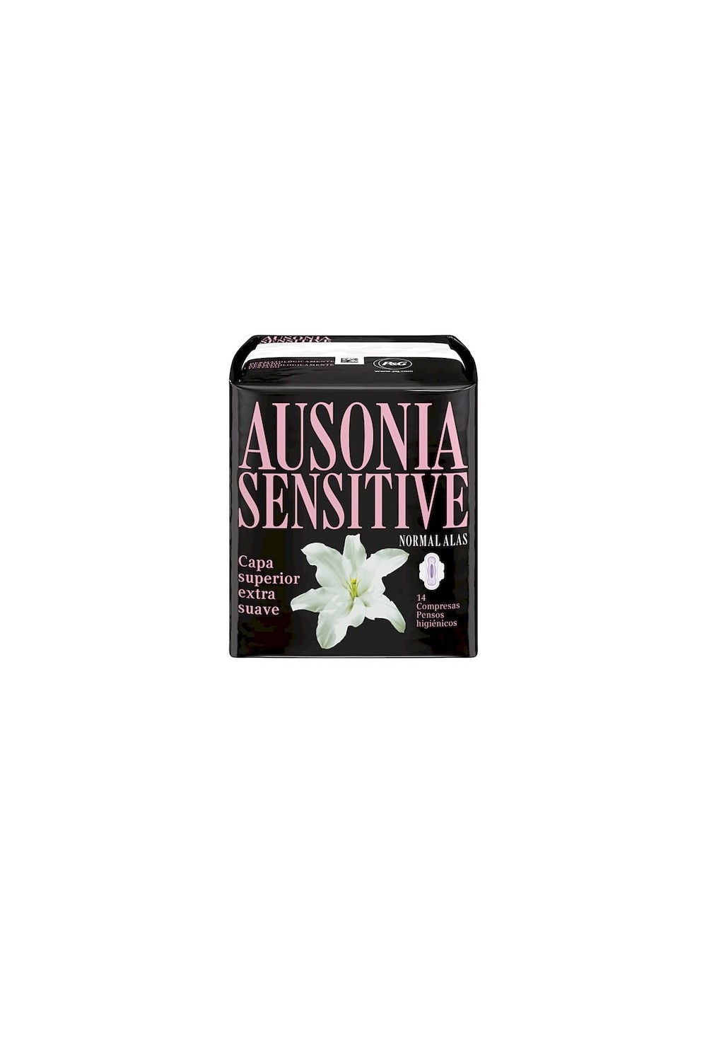 Ausonia Sensitive Super With Wings Sanitary Towels 12 Units