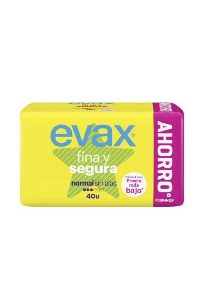 Evax Fina & Segura Normal Sanitary Towels 40 Units