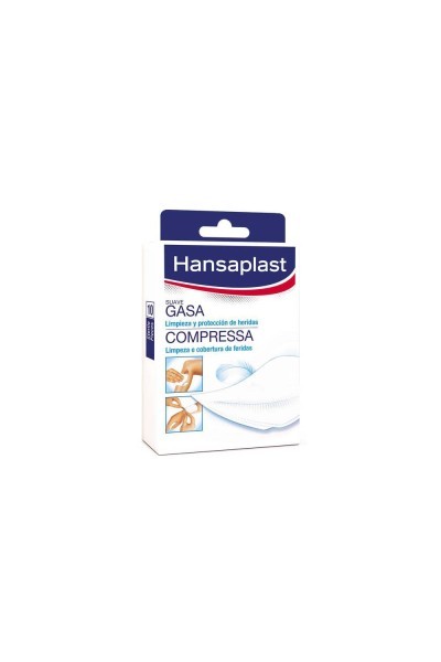 Hansaplast Soft Gauze Pads 10U 10x10cm