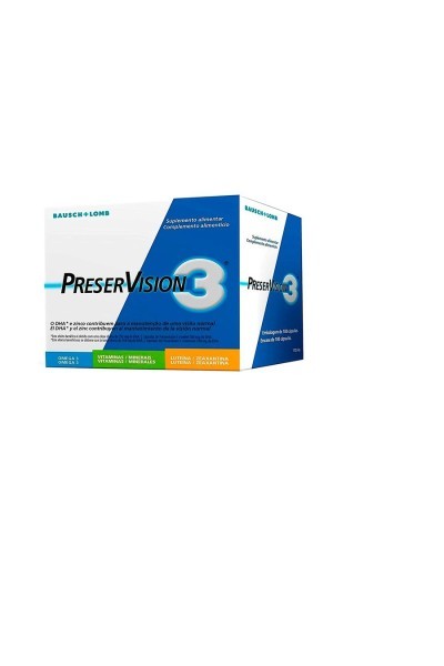 Bausch+lomb Preservision Pack Of 3 Months 180 Capsules