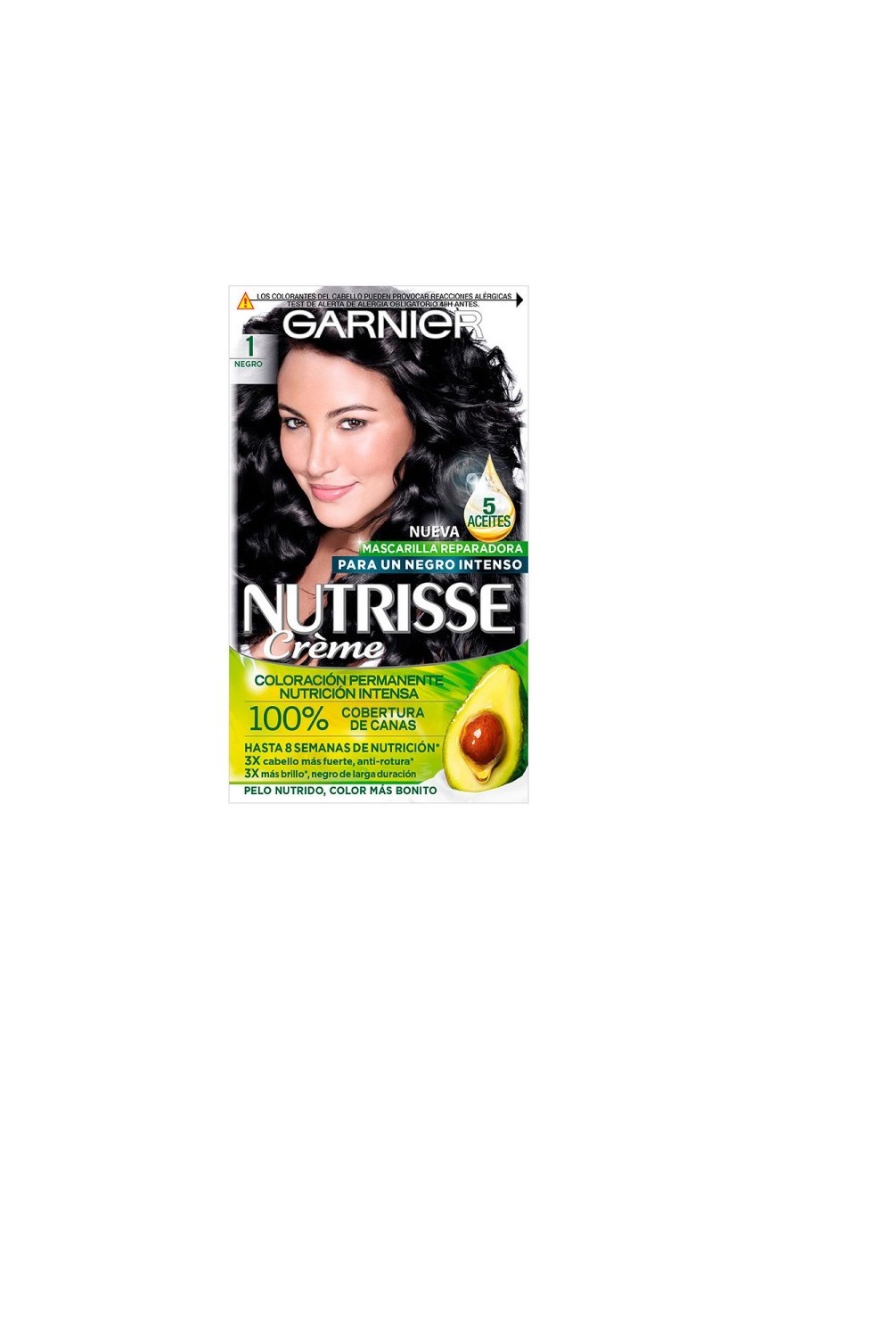 Garnier Nutrisse Crème Nourishing Color 1 Black