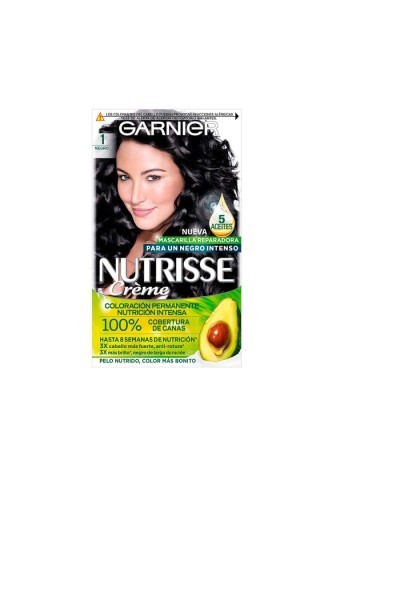 Garnier Nutrisse Crème Nourishing Color 1 Black