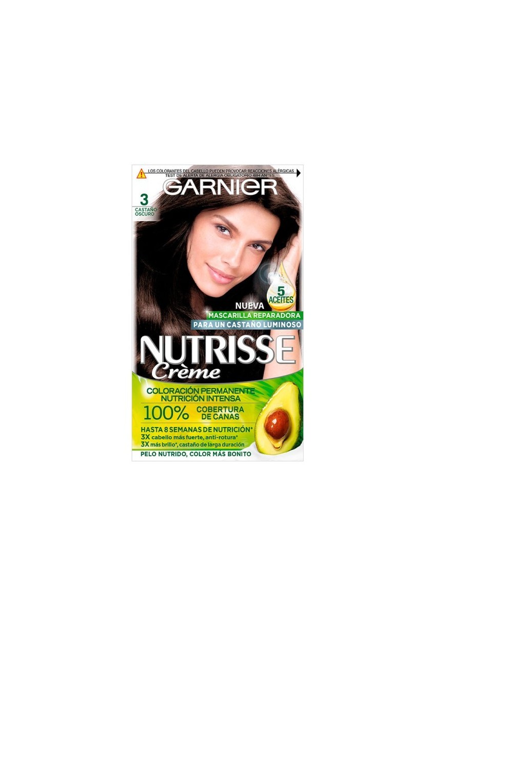 Garnier Nutrisse Crème Nourishing Color 3 Dark Brown