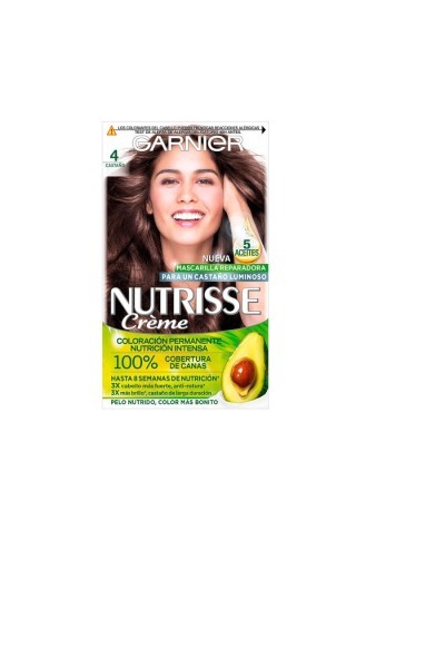 Garnier Nutrisse Crème Nourishing Color 4 Brown