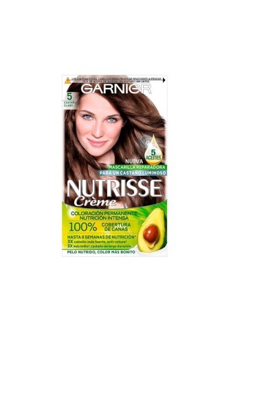 Garnier Nutrisse Crème Nourishing Color 5 Light Brown