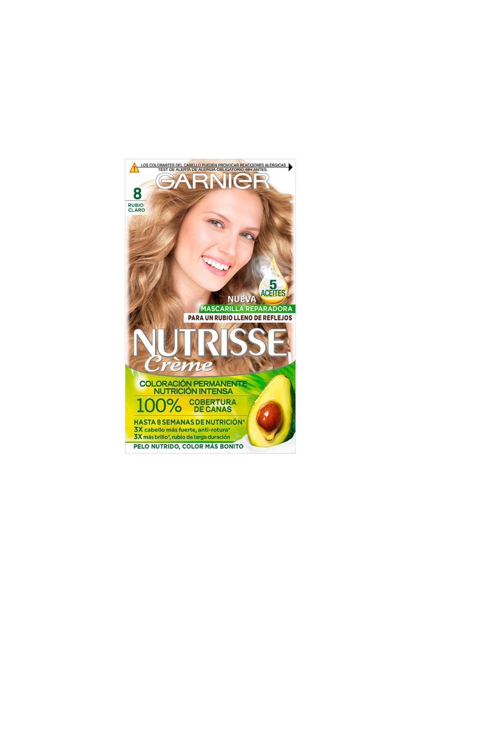 Garnier Nutrisse Crème Nourishing Color 8 Clair Blonde