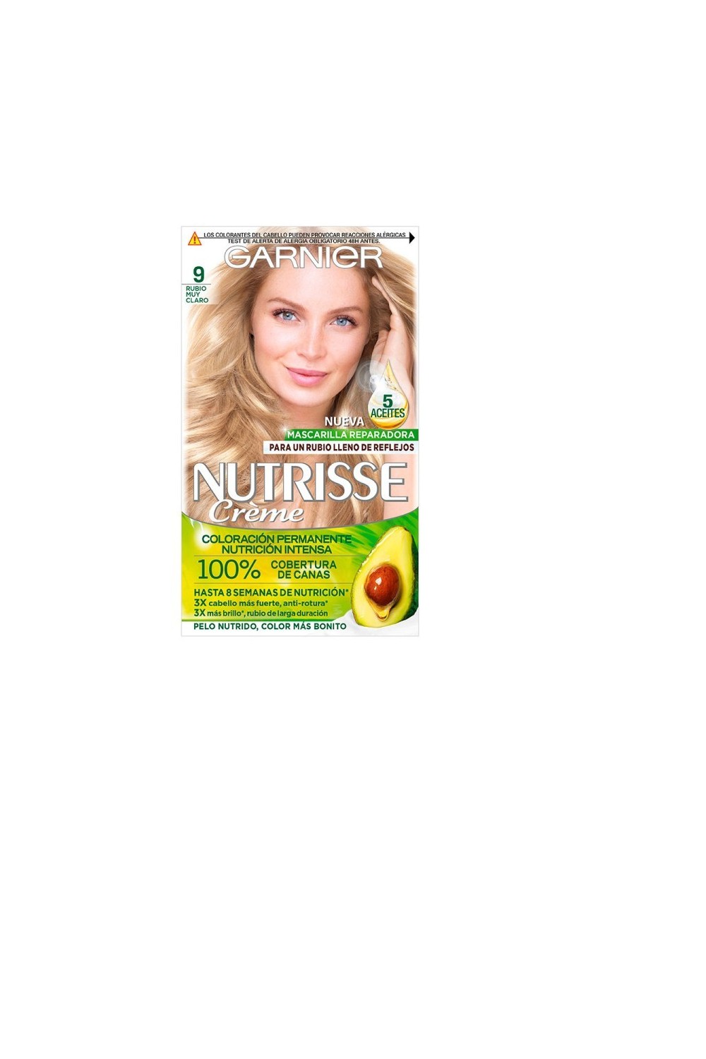 Garnier Nutrisse Crème Nourishing Color 9 Very Light Blonde