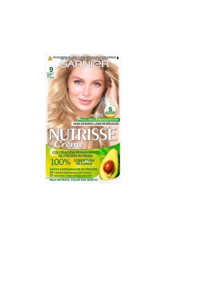 Garnier Nutrisse Crème Nourishing Color 9 Very Light Blonde