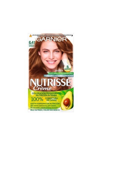 Garnier Nutrisse Crème Nourishing Color 6.41 Intense Brown