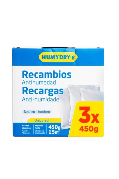 Humydry Anti-humidity Refills 3x450g