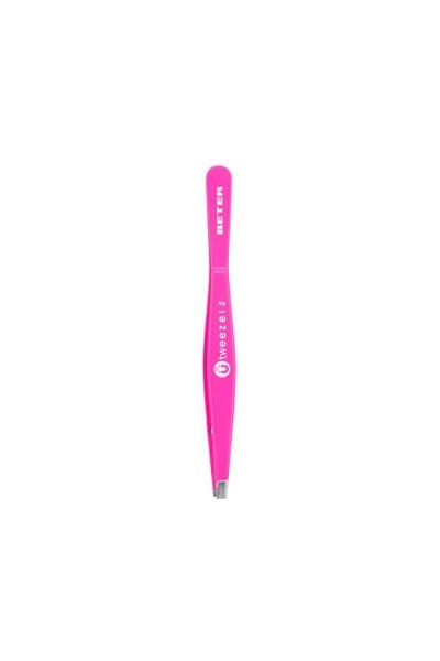 Beter Tweezers Magnetic Straight Tip Pink