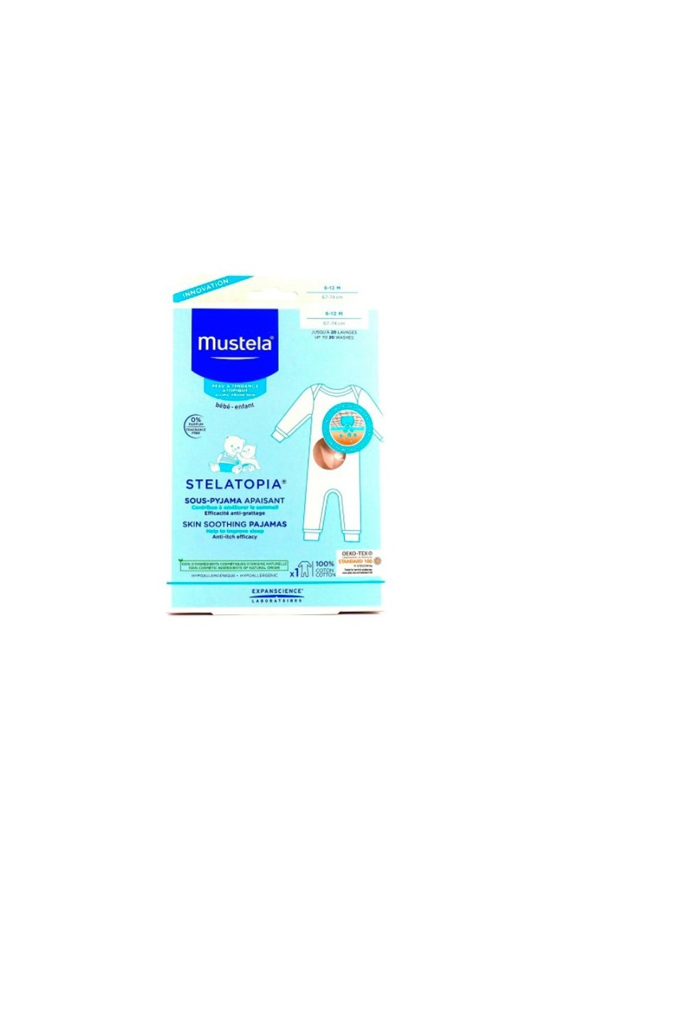 Mustela Skin Soothing Pajamas Stelatopia 6-12 Months