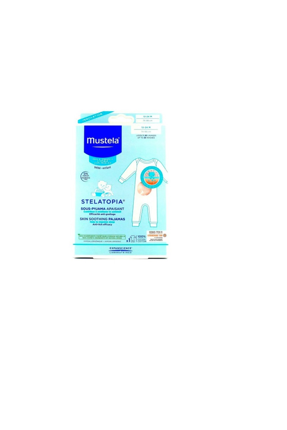 Mustela Skin Soothing Pajamas Stelatopia 12-24 Months