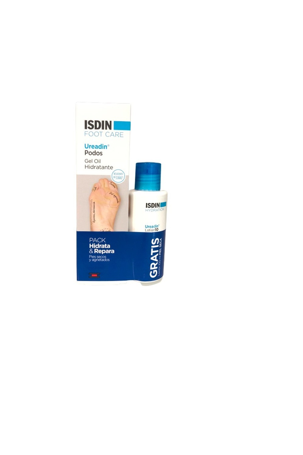 Isdin Ureadin Podos Gel Oil 75ml Set 2 Pieces