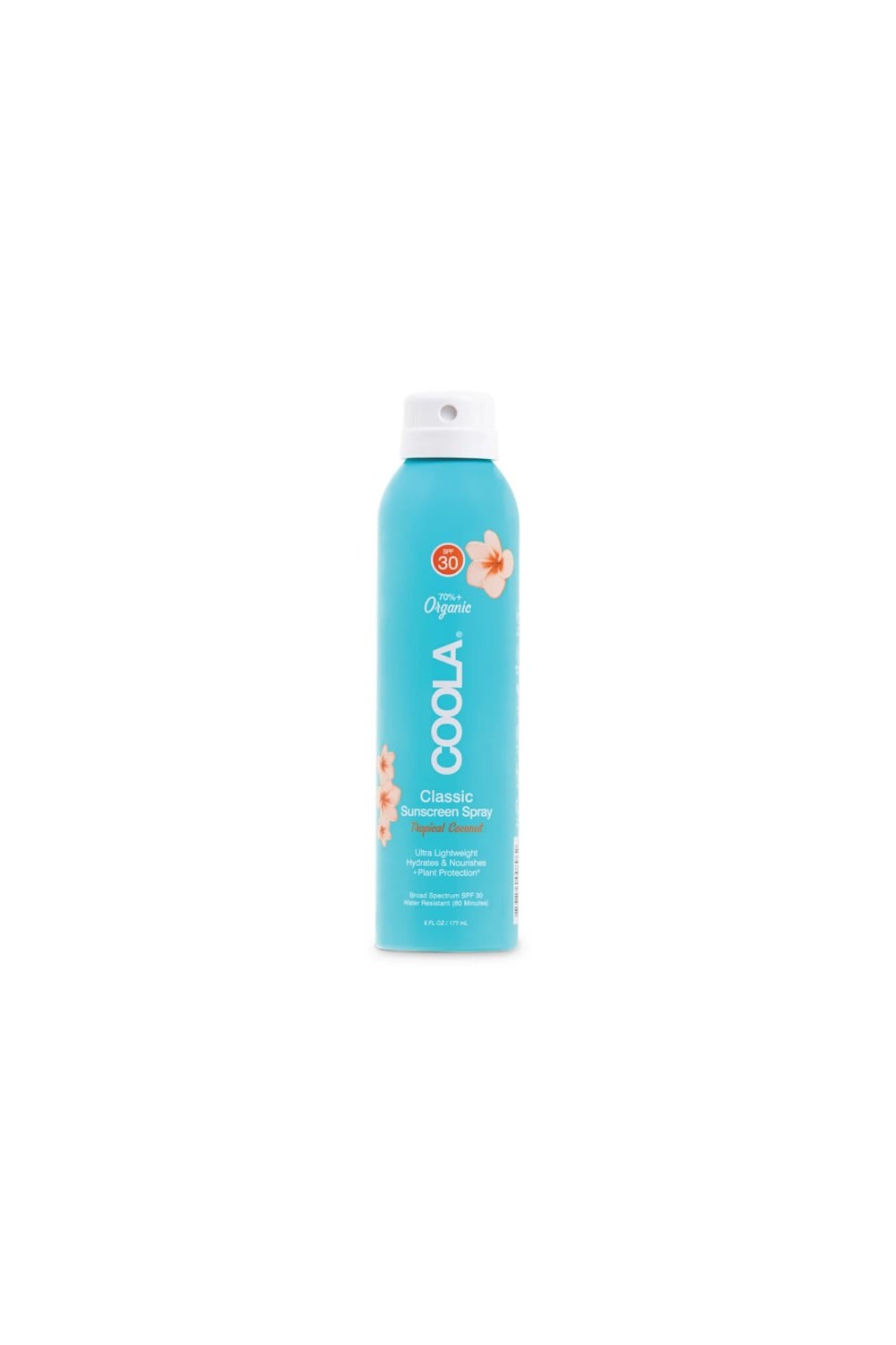 Coola Classic Body Organic Sunscreen Spray Spf30 Tropical Coconut 177ml