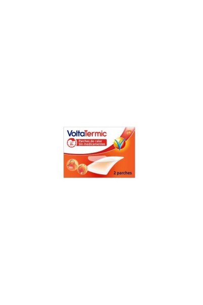 Voltatermic Heat Patches Without Medications Rectangular Shape 2 Units