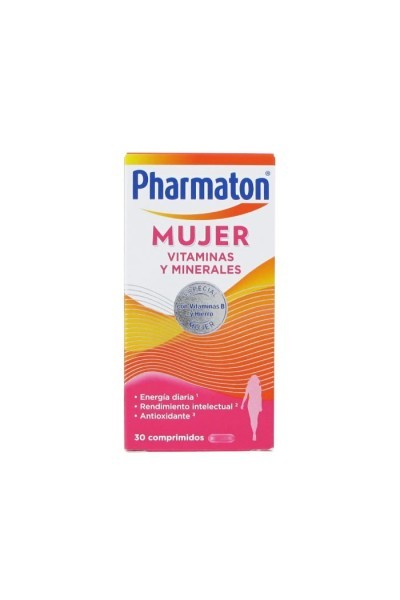 Pharmaton Woman Vitamins And Minerals 30 Tablets