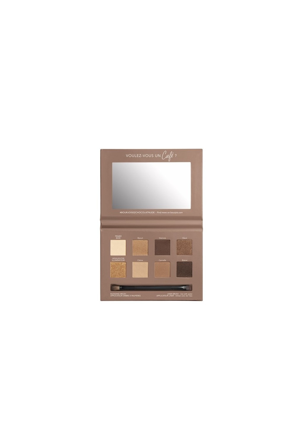 Bourjois Palette Yeux 4 En 1 Eyeshadow 02 Rue De Café Chocolat Nude Edition