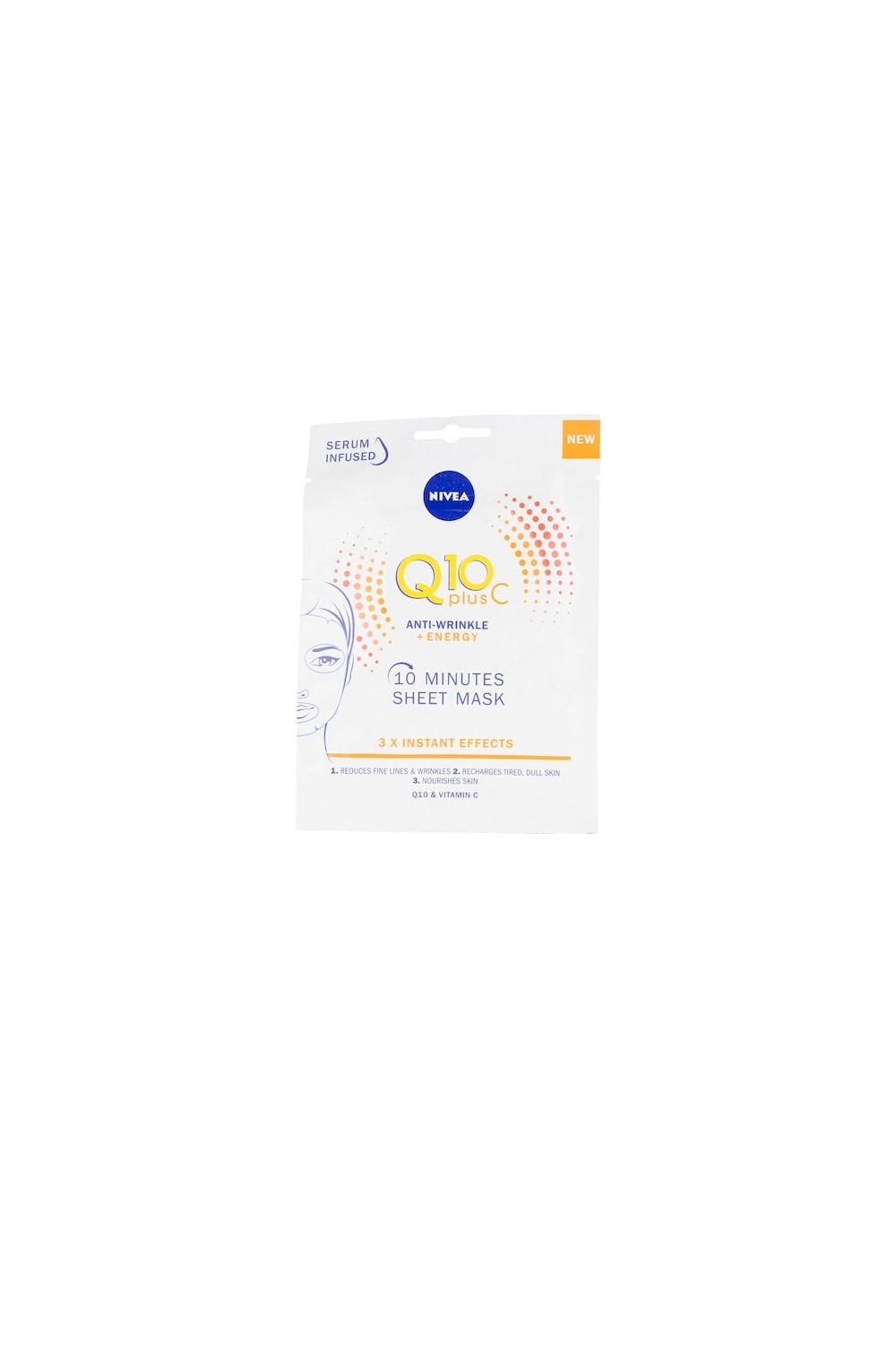 Nivea Q10+Vitamin C Anti Wrinkle Energizing Face Mask