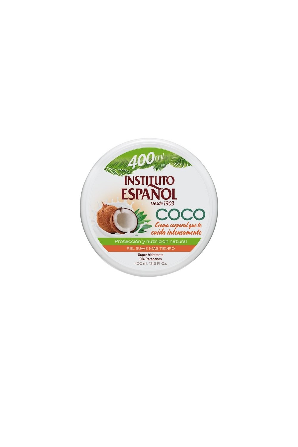 INSTITUTO ESPAÑOL - Body Cream Coconut Super Hydratant 400ml