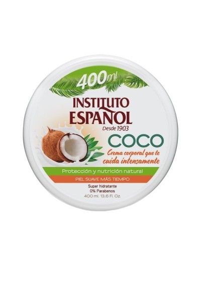 INSTITUTO ESPAÑOL - Body Cream Coconut Super Hydratant 400ml