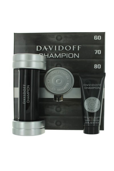 Davidoff Champion Eau De Toilette Spray 90ml Set 2 Pieces