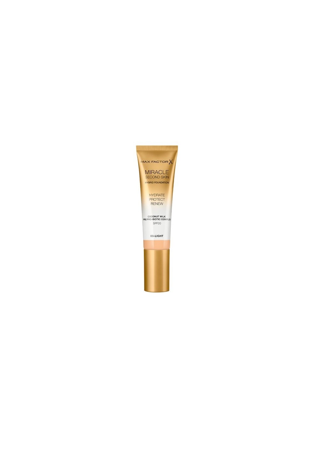 Max Factor Miracle Second Skin Spf20 3 Light 30 ml