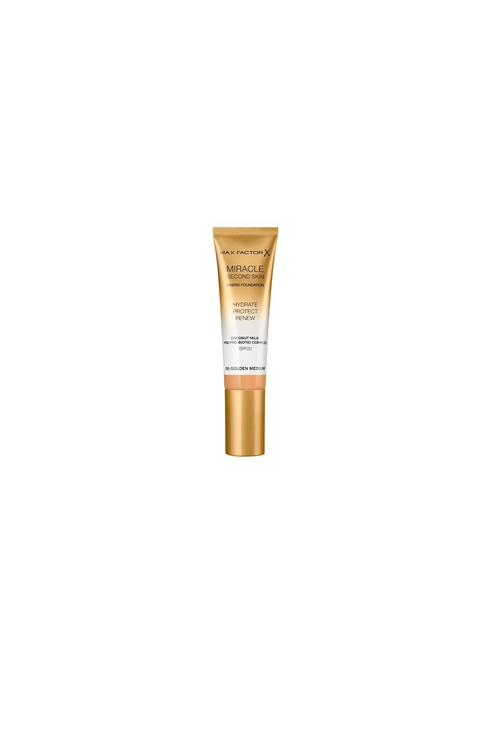 Max Factor Miracle Second Skin Spf20 6 Golden Medium 30 ml