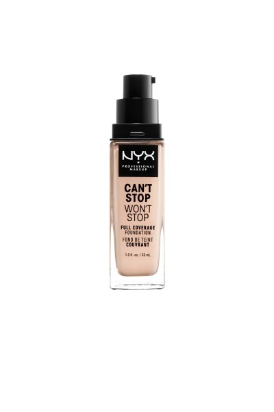 Nyx Can´t Stop Won´t Stop Full Coverage Foundation Light Porcel 30ml