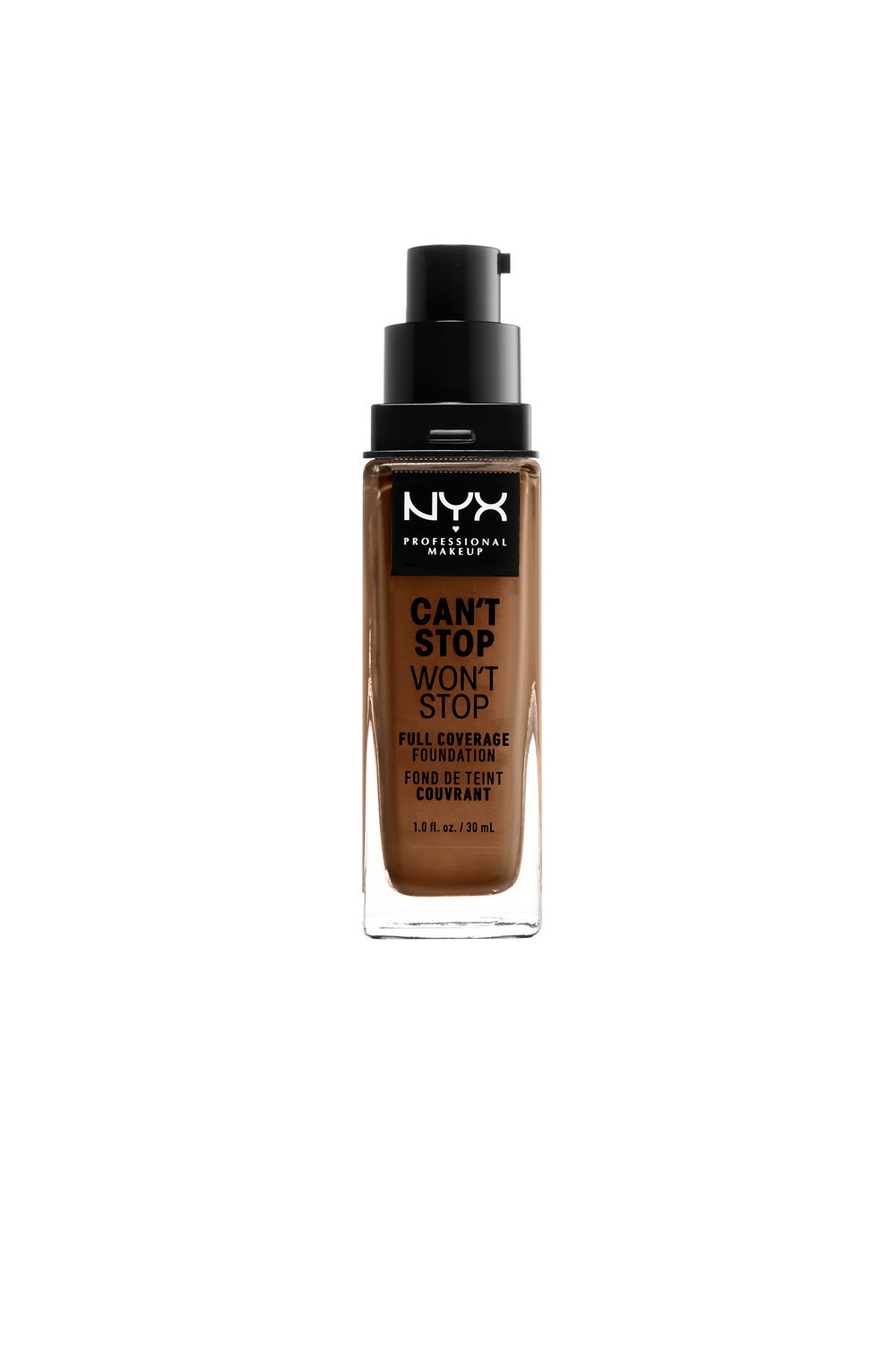 Nyx Can´t Stop Won´t Stop Full Coverage Foundation Cappucciono 30ml
