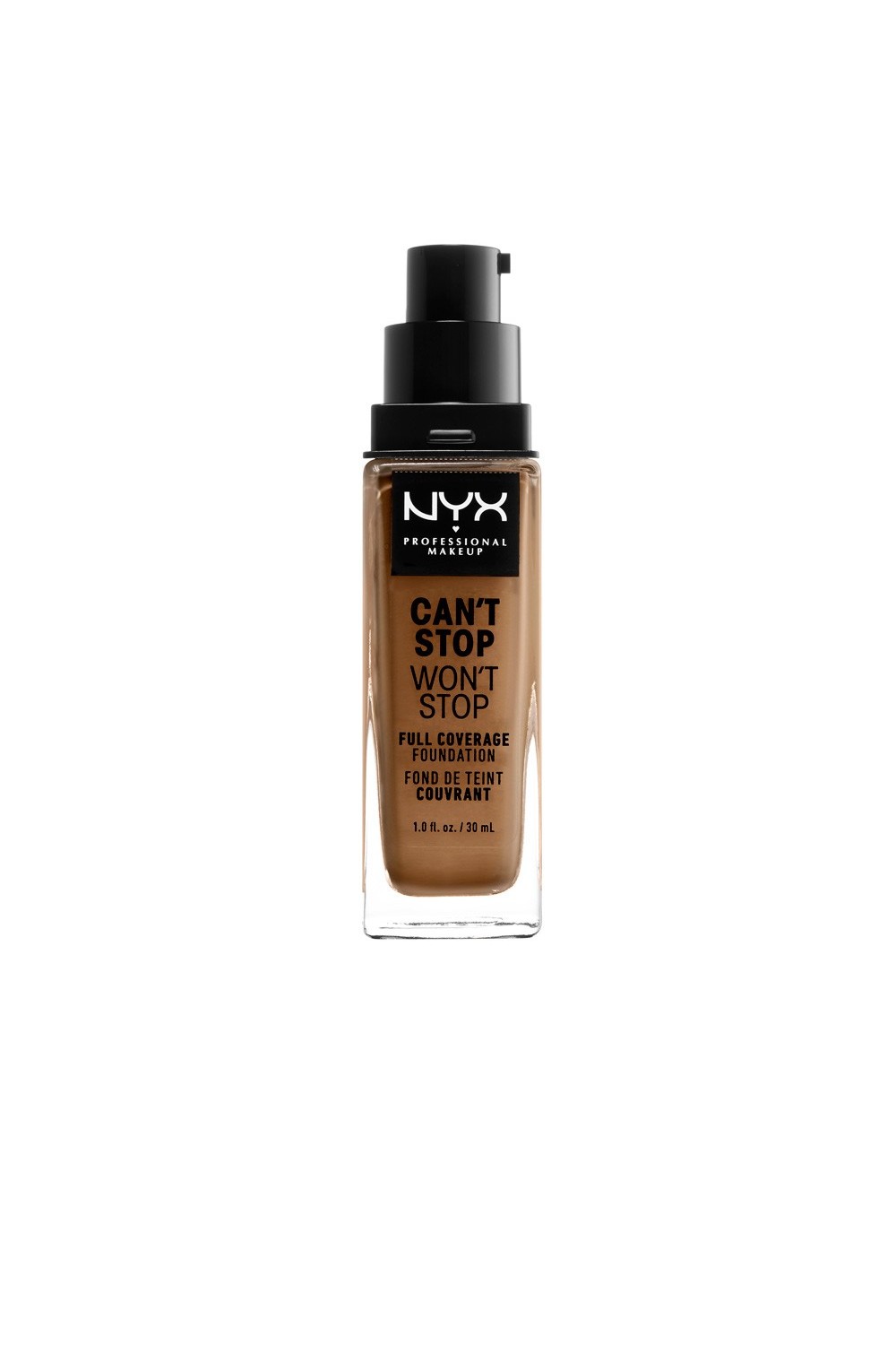 Nyx Can´t Stop Won´t Stop Full Coverage Foundation Nutmeg 30ml