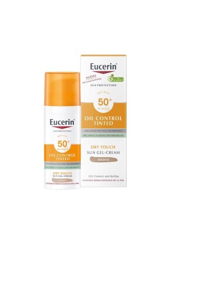 Eucerin Gel Cream Oil Control Colour Medium Spf50+ 50ml