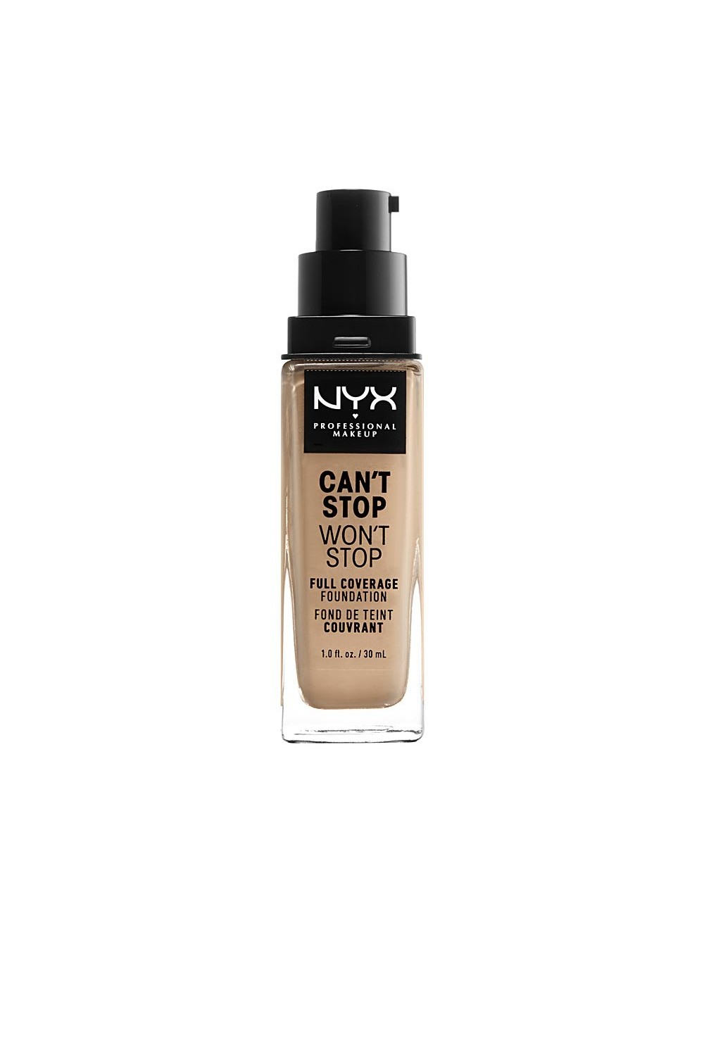 Nyx Can´t Stop Won´t Stop Full Coverage Foundation Soft Beige 30ml