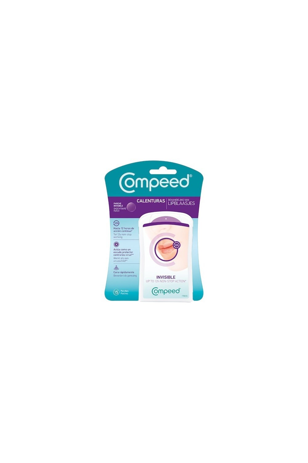 Compeed Invisible Cold Sore Patch 15 Units