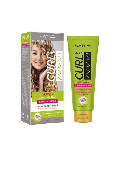 Kativa Keep Curl Definer Leave-In Cream 200ml