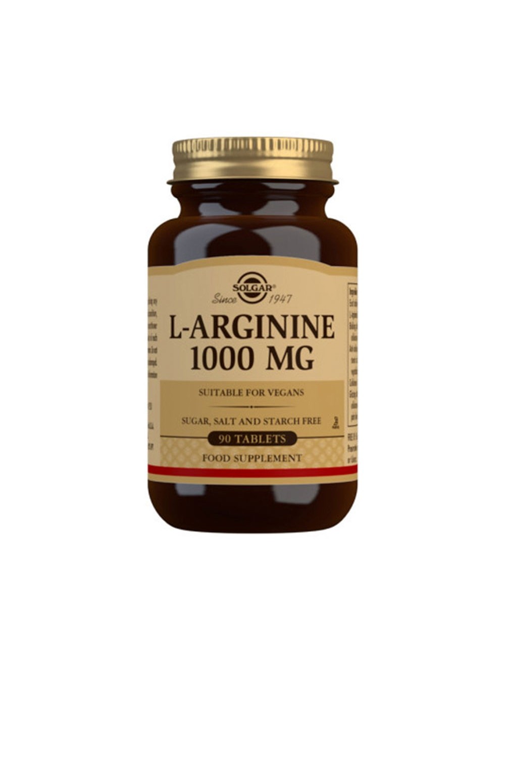 Solgar L-Arginine 1000 mg Tablets - Pack of 90