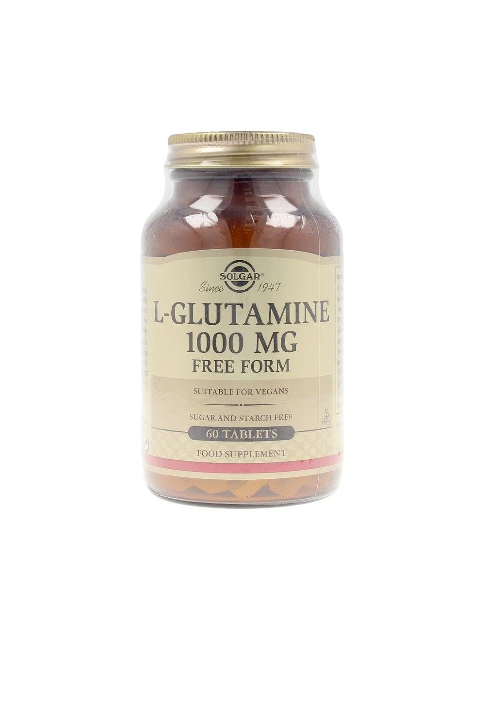 Solgar L-Glutamine 1000 mg Tablets -Pack of 60