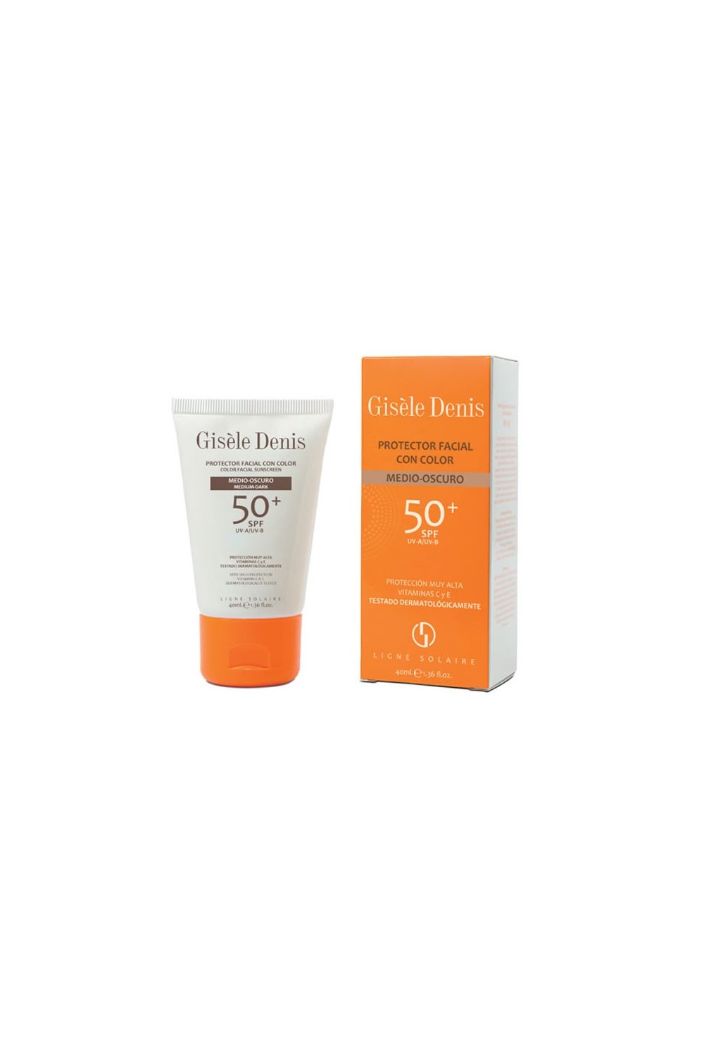 GISÈLE DENIS - Gisèle Denis Color Facial Sunscreen Spf50+ Medium/Dark 40ml