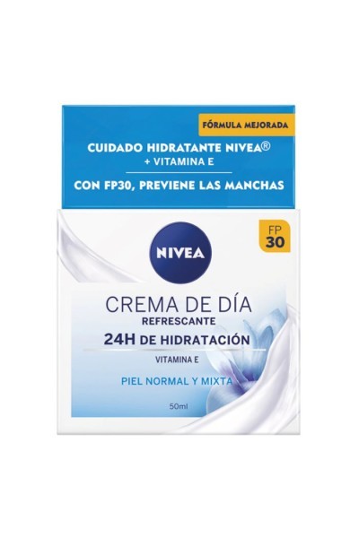 Nivea Cuidado De Día Hidratante Spf30 Piel Normal Y Mixta 50ml