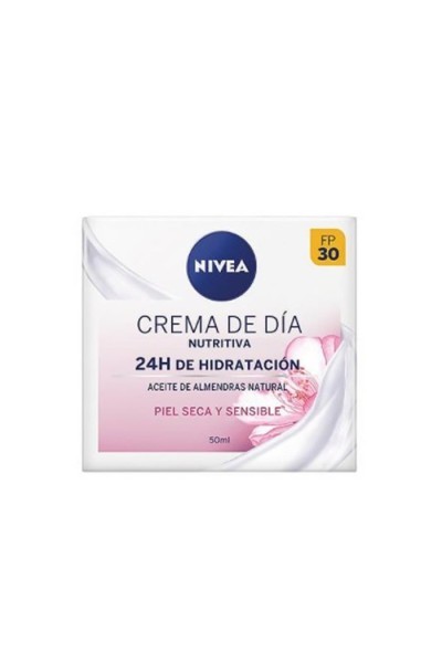 Nivea Nourishing Day Cream 24h Hydration Dry And Sensitive Skin 50ml