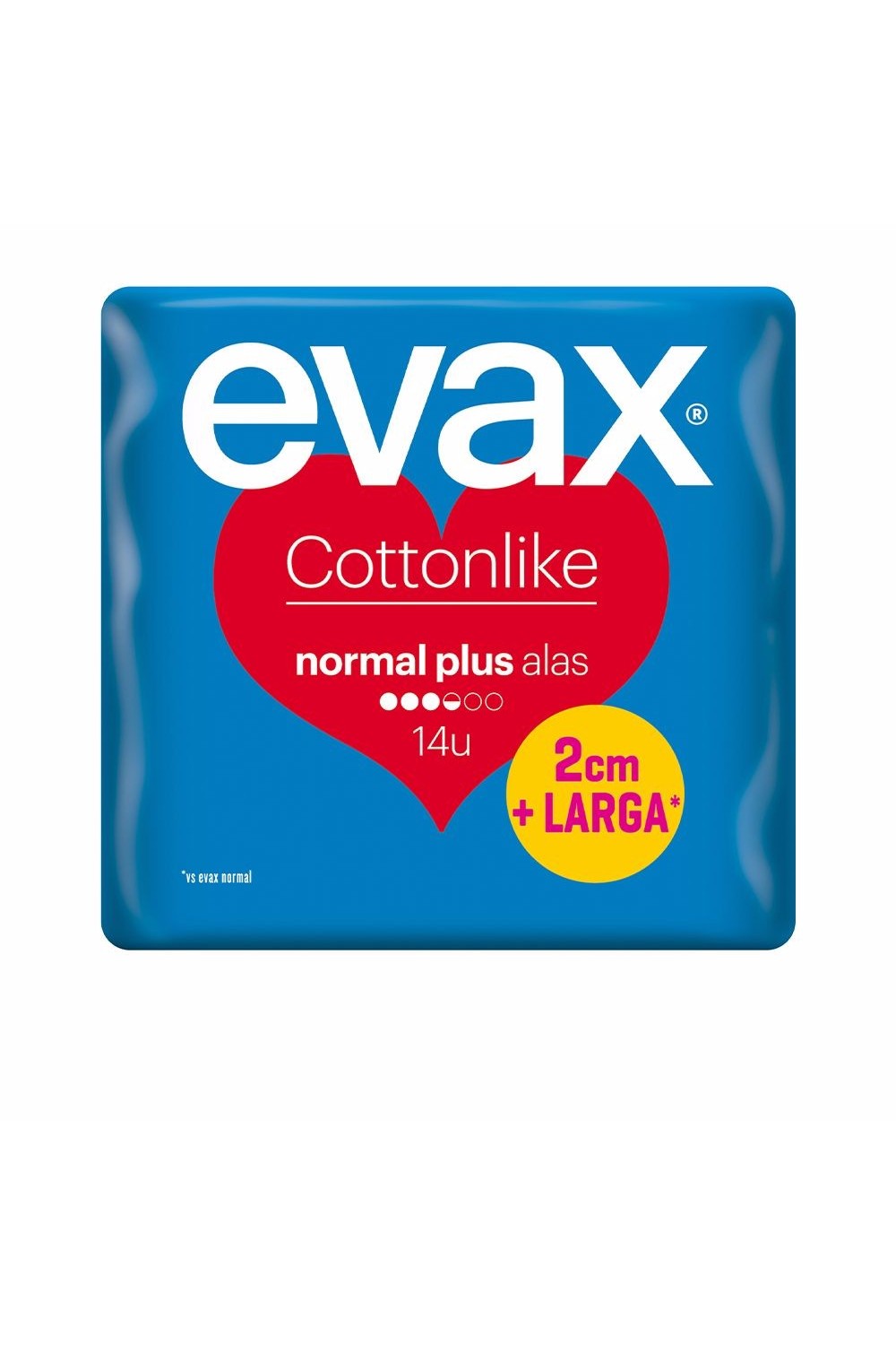 Evax Cottonlike Normal Pads Wings Plus 14U