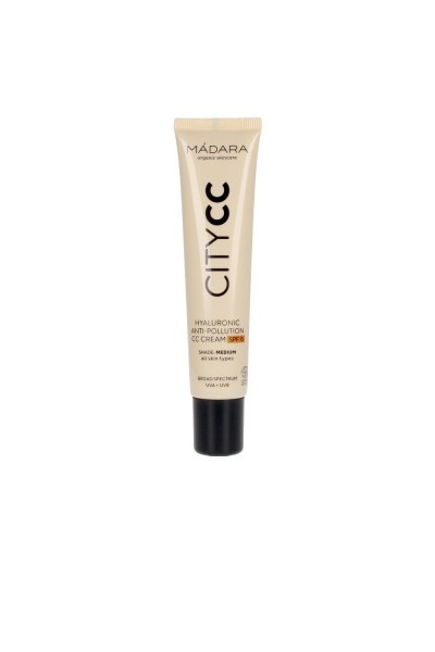 MÁDARA - Mádara CityCC Hyaluronic Anti-Pollution CC Cream Spf15 Medium 40 ml