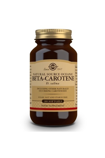 Solgar Beta-carotene 100% 7mg 180 Capsules