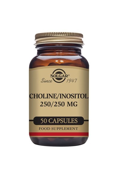 Solgar Choline/Inositol 250mg 50 Capsules