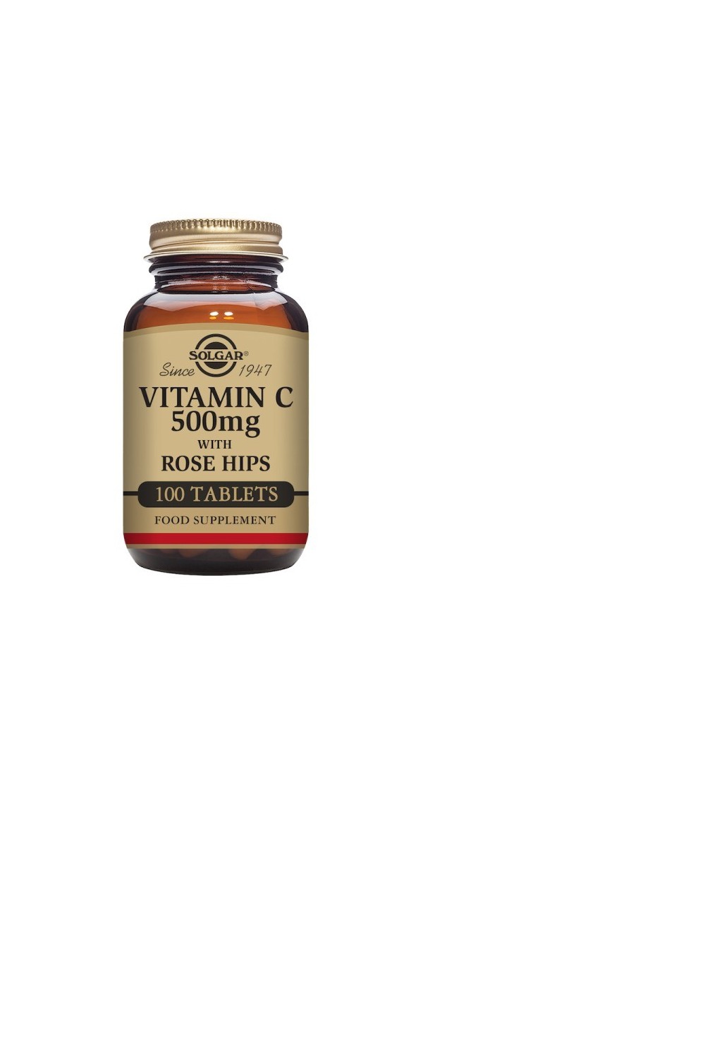 Solgar Vitamin C Rose Hips 500mg 100 Tablets