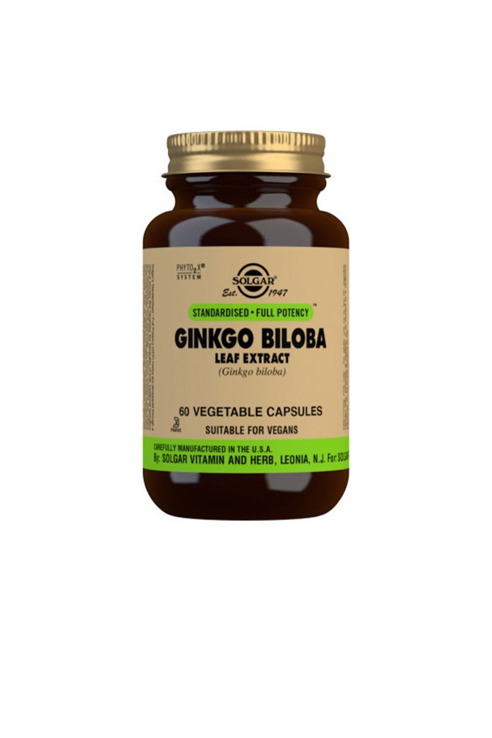 Solgar Ginkgo Biloba 60 Capsules