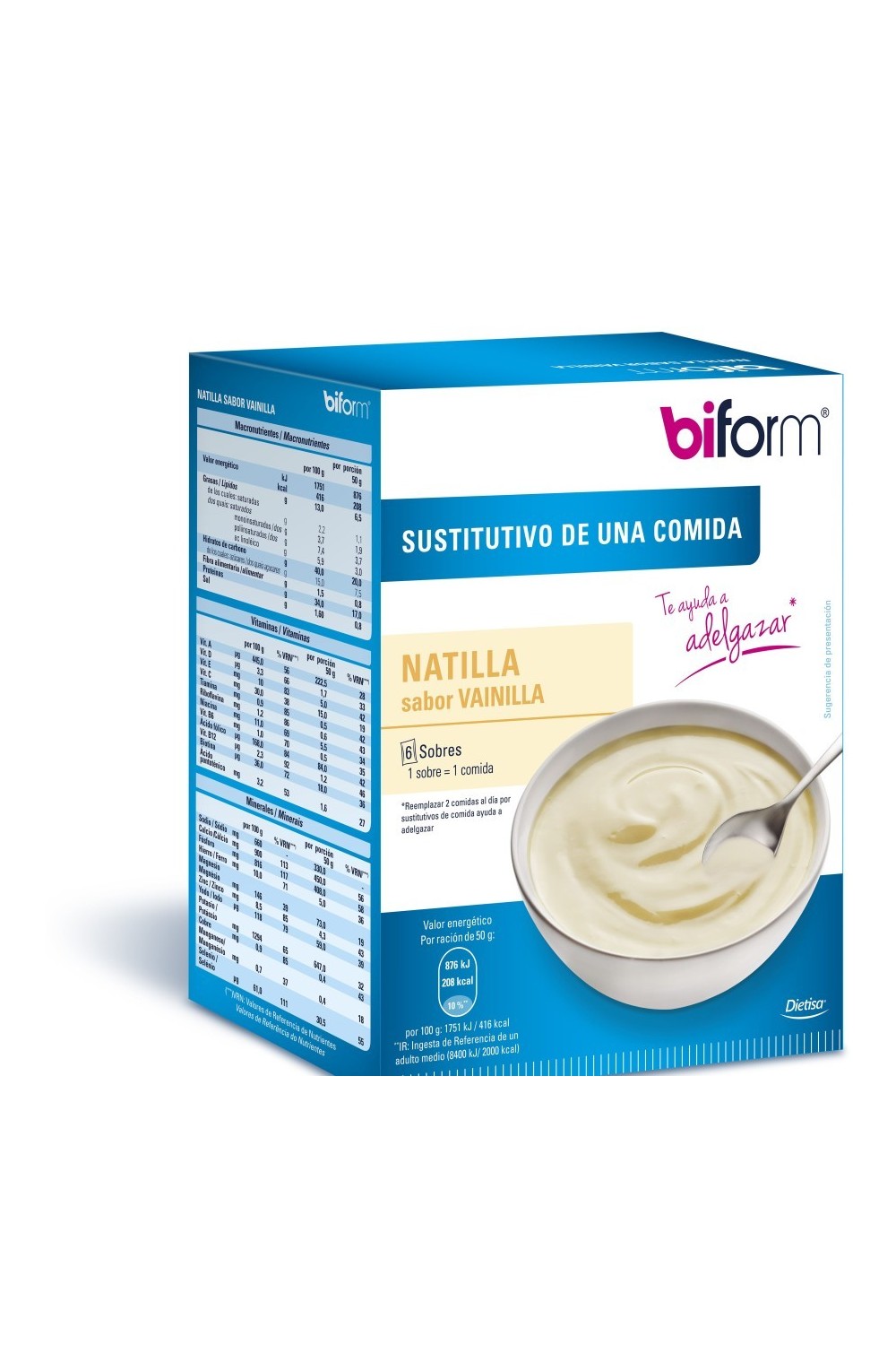 Biform Crema Vainilla 6 Sobres